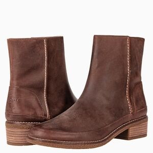 New Womens Sperry Top-Sider Seaport Storm Leather Waterproof Bootie